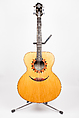 Lotus 6-String, Tony Zemaitis (Lithuanian, London 1935–2002 Tokyo, Japan), Spruce, mahogany, ebony, metal, mother-of-pearl
